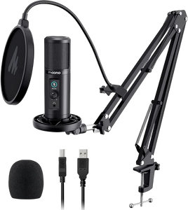 Maono PM422 Podcast USB Microphone Plug & Play - Black  for sale in Egypt from Games2Egypt