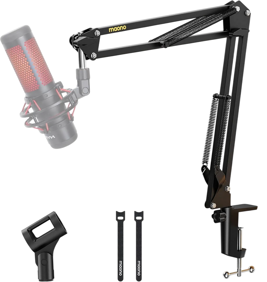 Maono BA20 Microphone Boom Arm Stand - Black