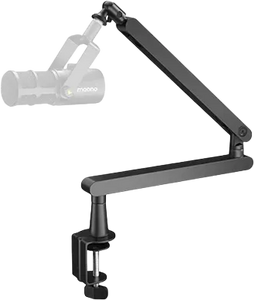 Maono BA92 Live Streaming Microphone Boom Arm Stand - Black