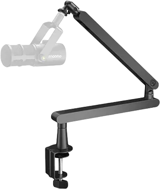 Maono BA92 Live Streaming Microphone Boom Arm Stand - Black  for sale in Egypt from Games2Egypt