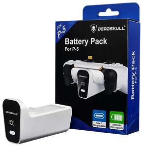 Deadskull Rechargeable Battery Pack for PS5 Controller With LED Indicators -  for sale in Egypt from Games2Egypt