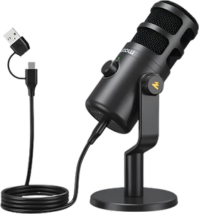 Maono PD100U Dynamic Microphone - Black -  for sale in Egypt from Games2Egypt