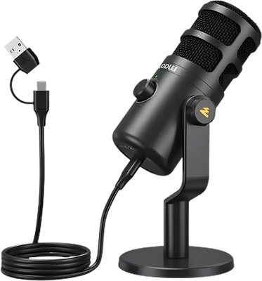 Maono PD100U Dynamic Microphone - Black