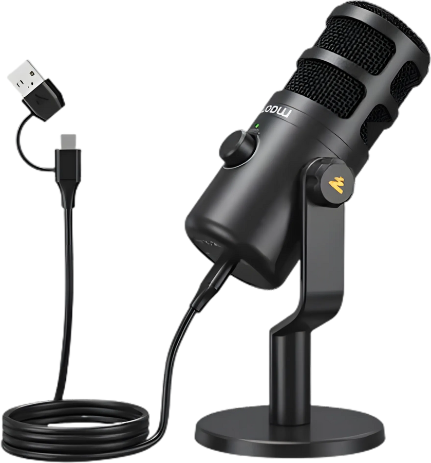 Maono PD100U Dynamic Microphone - Black