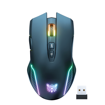 Onikuma CW905 RGB Wireless Gaming Mouse - Black - Open Sealed