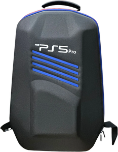 Hard Shell BackPack Travel Bag for PS5 Pro Console - Black