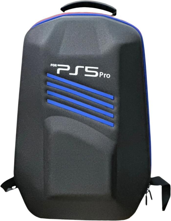 Hard Shell BackPack Travel Bag for PS5 Pro Console - Black