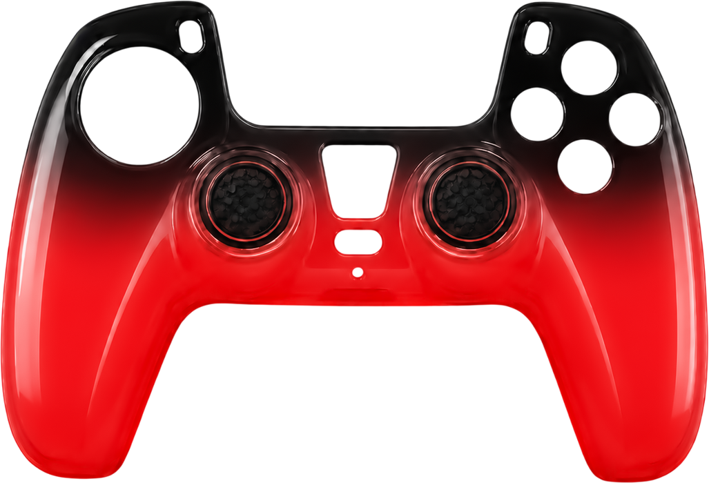 PS5 Dualsense Silicone Case Protector with Grips - Techno Red  for sale in Egypt from Games2Egypt