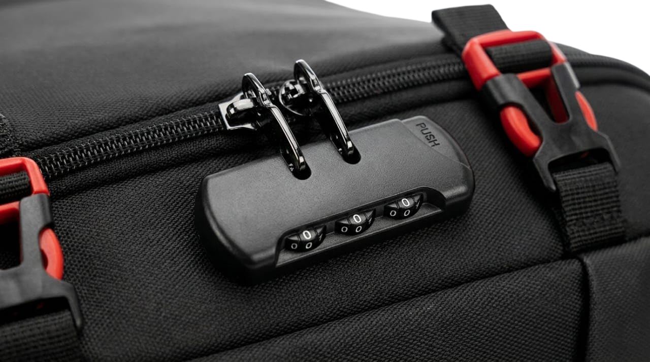 Protective Travel Backpack for PS5 slim with Combination Lock  – image 3