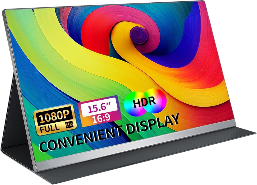V2Com P4 شاشة محمولة 15.6 بوصة FHD IPS HDR مع USB-C وMini HDMI  للبيع في مصر من خلال Games2Egypt