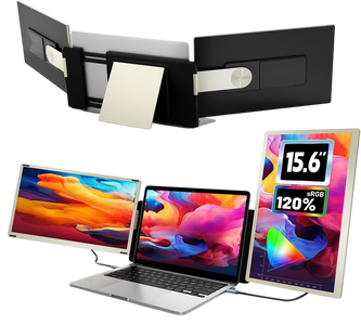 V2COM S6 15.6" FHD IPS Triple Laptop Screen Extender