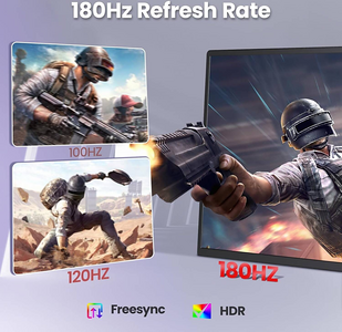 V2COM D1 شاشة محمولة 23.8 بوصة 2.5K QHD IPS بتردد 180Hz  للبيع في مصر من خلال Games2Egypt