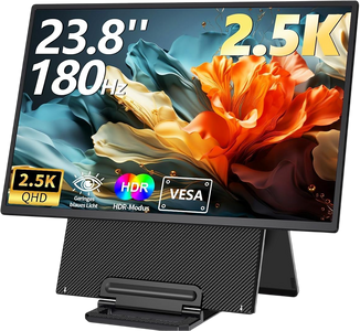 V2COM D1 23.8-Inch 2.5K QHD 180Hz IPS Portable Monitor