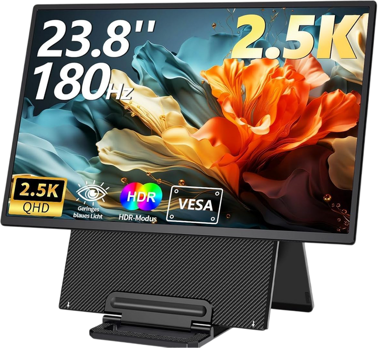 V2COM D1 شاشة محمولة 23.8 بوصة 2.5K QHD IPS بتردد 180Hz  للبيع في مصر من خلال Games2Egypt