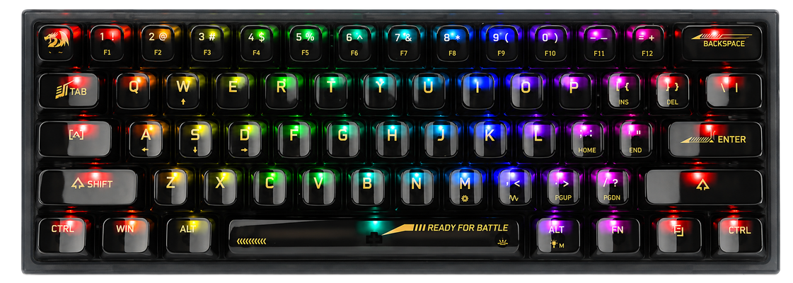 Redragon K617 CTB-RGB 60% Wired Gaming Keyboard
