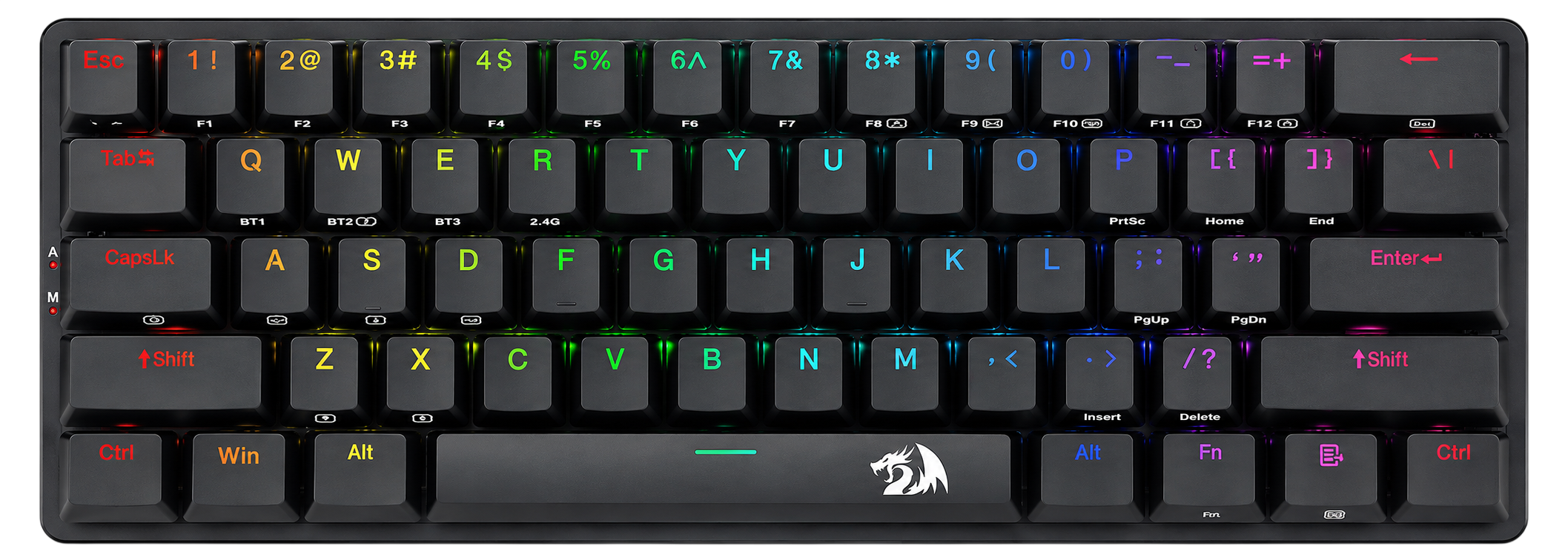 Redragon K615P-KBS Elise Pro Low Profile Mechanical Tri-Mode Wireless RGB Gaming Keyboard