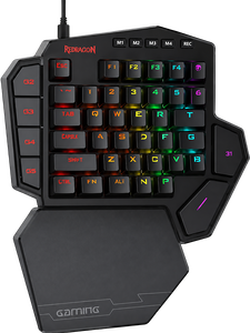 Redragon K585 DITI One-Handed  Mechanical Gaming Wired Keyboard -  for sale in Egypt from Games2Egypt