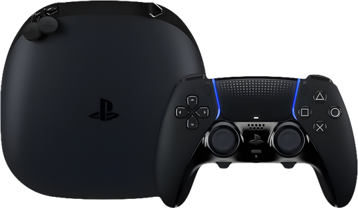 PS5 DualSense Edge Wireless Controller with a Case of Accessories - Black - Used  for sale in Egypt from Games2Egypt