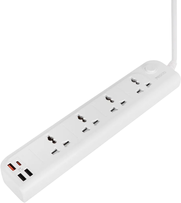 Yesido MC22 High Power Fast Charging Socket 3M - EU Plug - White - Open Sealed  for sale in Egypt from Games2Egypt