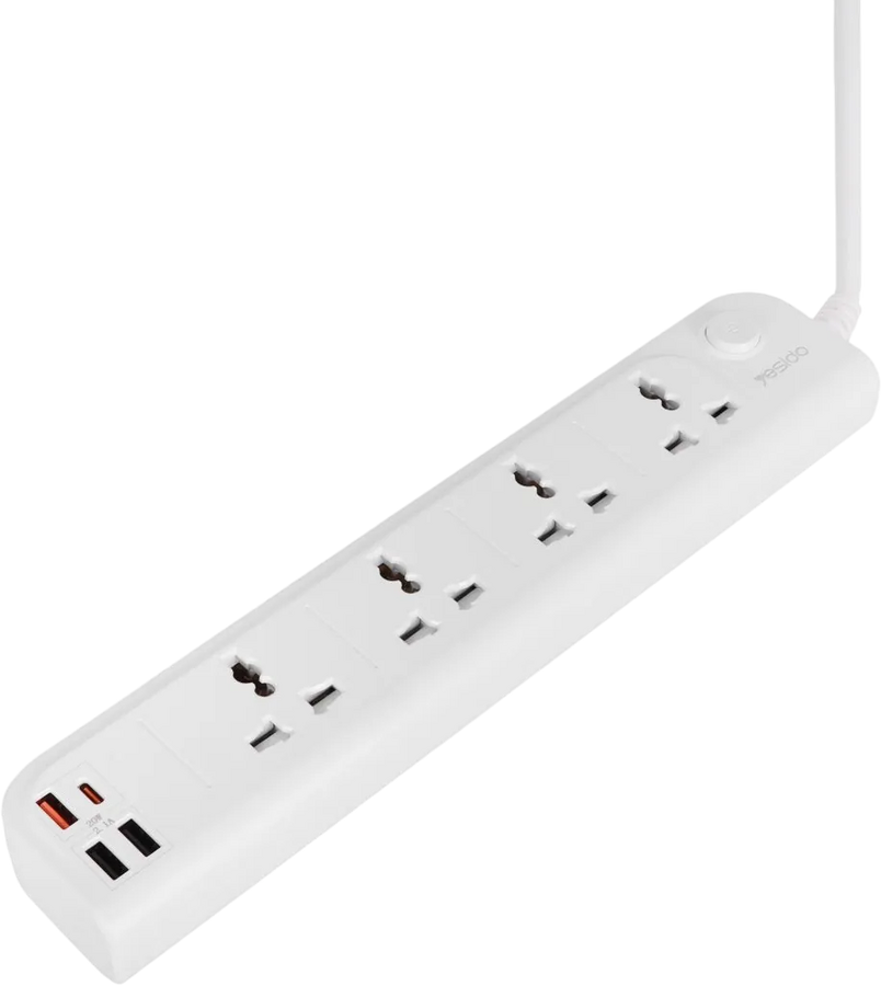 Yesido MC22 High Power Fast Charging Socket 3M - EU Plug - White - Open Sealed – image 2