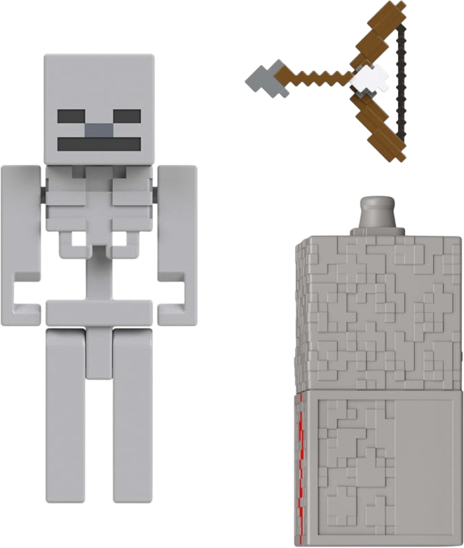 ماتيل ماينكرافت Skeleton JJR93 الهيكل العظمي مجسم - أكشن فيجر 