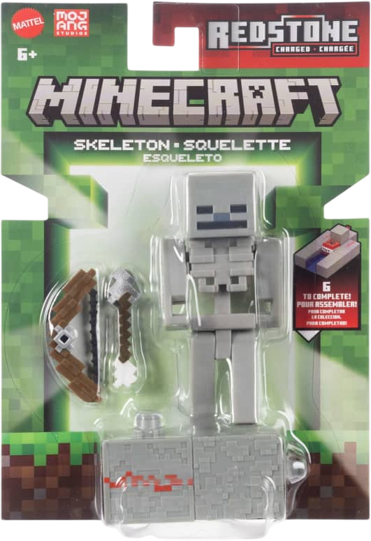 ماتيل ماينكرافت Skeleton JJR93 الهيكل العظمي مجسم - أكشن فيجر  – صورة 3