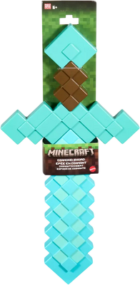 Mattel Minecraft Diamond Sword Role-Play Toy JLJ39