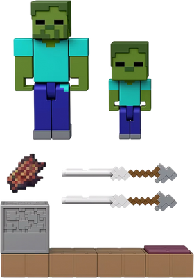 Mattel Minecraft Zombie & Arrow Trap JKK03 - Action Figure