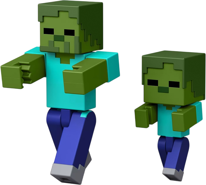 Mattel Minecraft Zombie & Arrow Trap JKK03 - Action Figure – image 4
