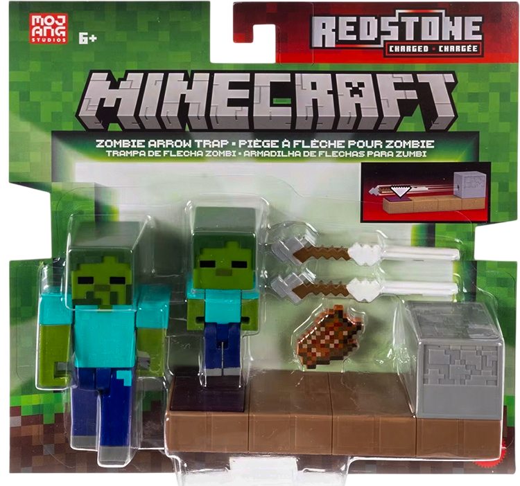 Mattel Minecraft Zombie & Arrow Trap JKK03 - Action Figure – image 5