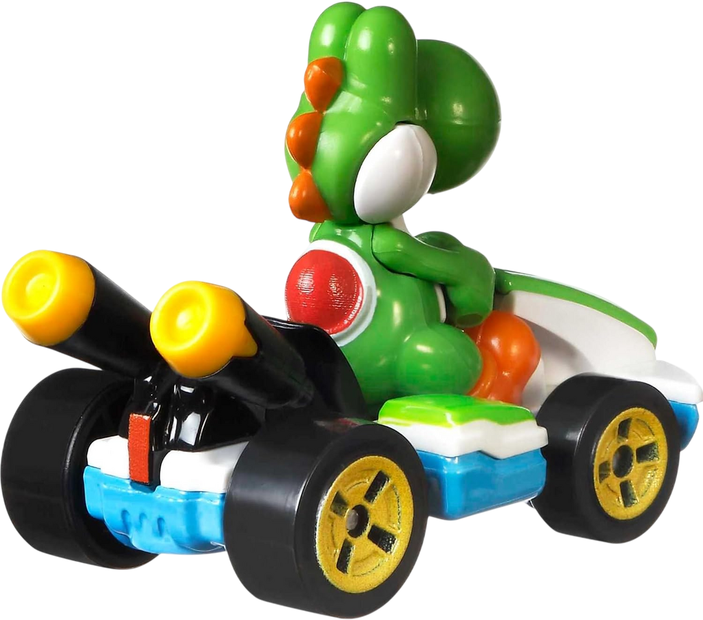 Mattel Hot Wheels Mario Kart Yoshi Standard Kart GLP38 – image 2