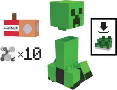 Mattel Minecraft Exploding RC Creeper HRR48 , Lights & Sounds, 10 Explosion Particles & Dlc Code  for sale in Egypt from Games2Egypt