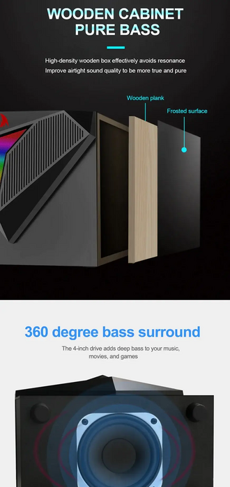 Redragon GS700 Gaming Speakers with Subwoofer - Open Sealed  for sale in Egypt from Games2Egypt