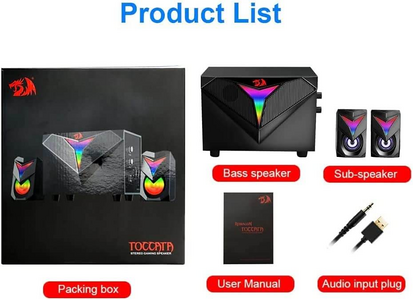 Redragon GS700 Gaming Speakers with Subwoofer - Open Sealed  for sale in Egypt from Games2Egypt