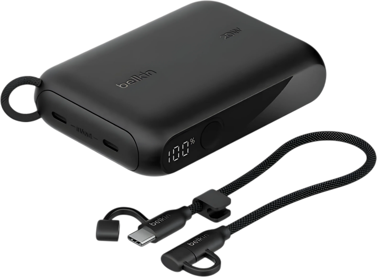 Belkin Power Bank 10000mAh PD 20W With Display & USB-C Cable - Black – image 2
