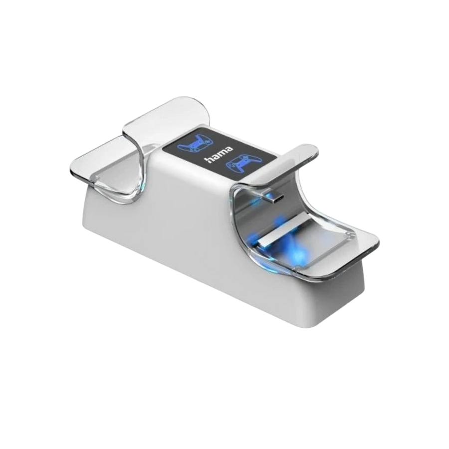 Hama Dual USB Charging Dock LED for PS5 DualSense Controllers – image 4