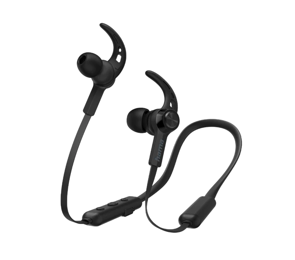 Hama Freedom Neck II Headphones In-Ear with Microphone – Black  for sale in Egypt from Games2Egypt