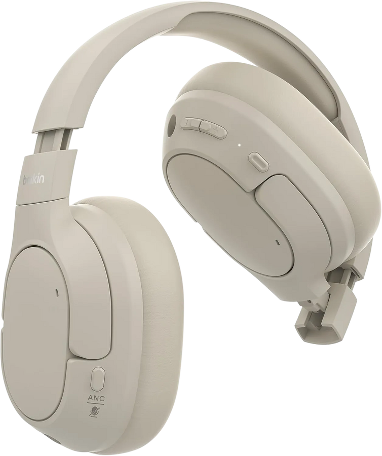 Belkin Soundform Isolate Noise Cancelling Headphones - Sand – image 4