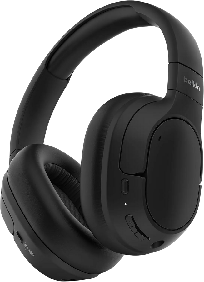 Belkin Soundform Isolate Noise Cancelling Headphones - Black