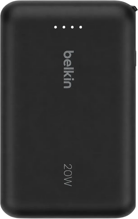Belkin BoostCharge 10000mAh PD Power Bank with Built-in USB-C Cable - Black – image 4