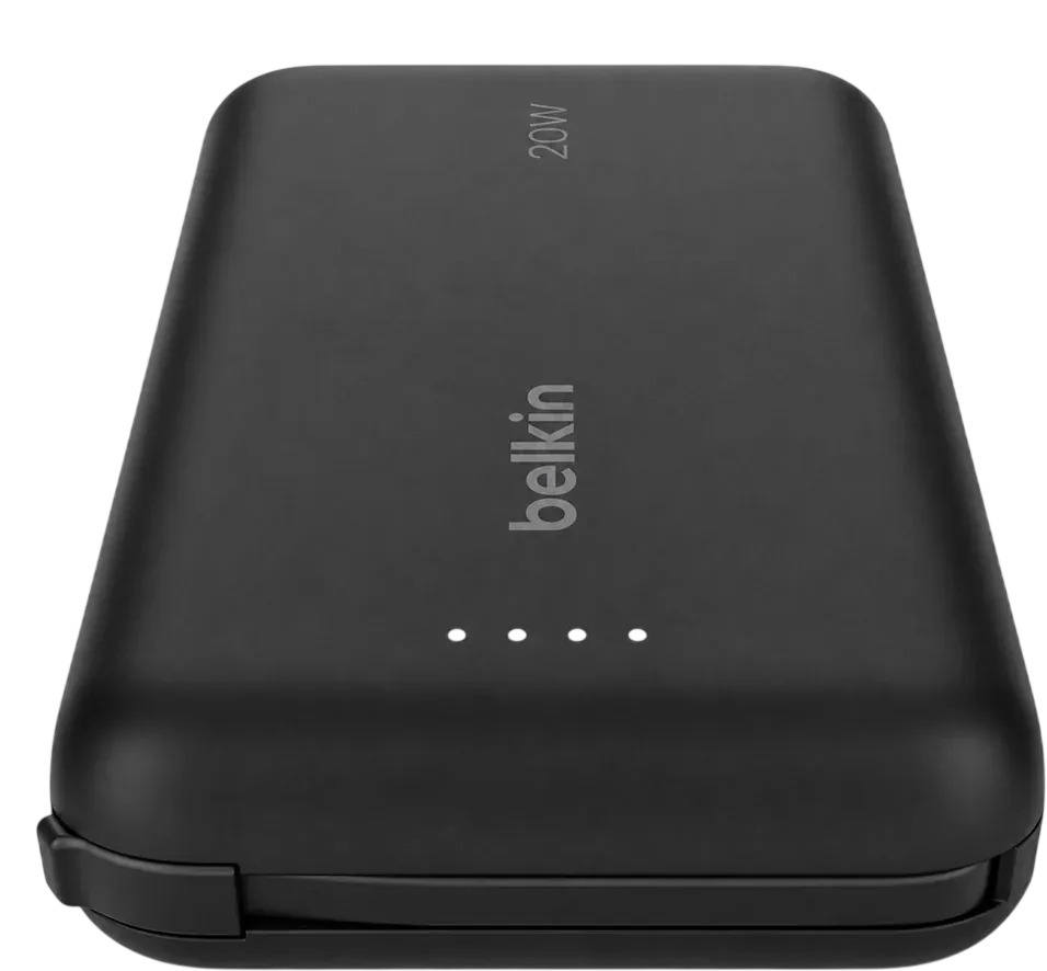 Belkin BoostCharge 10000mAh PD Power Bank with Built-in USB-C Cable - Black – image 5
