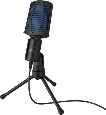 uRage Stream 100 USB Condenser Gaming Microphone with Tripod – Black