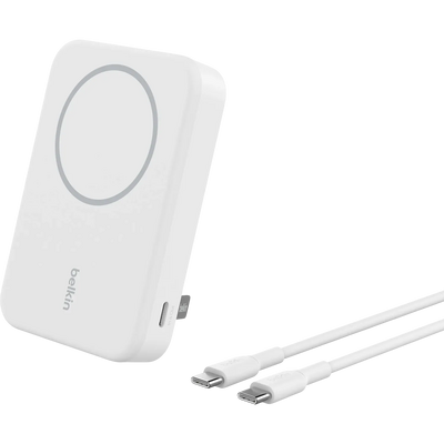 Belkin BoostCharge 10000mAh Magnetic Power Bank Qi2 15W - White