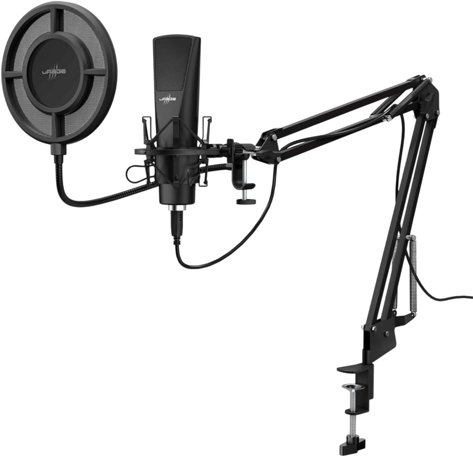 uRage Stream 800 HD Studio USB Streaming Microphone – Black – image 2
