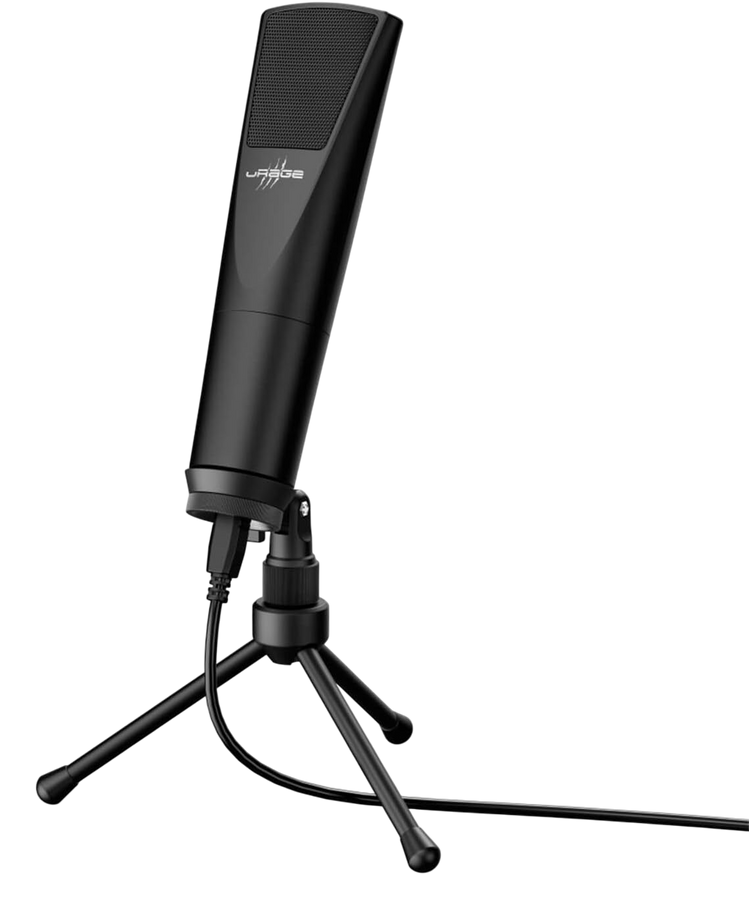 uRage Stream 800 HD Studio USB Streaming Microphone – Black