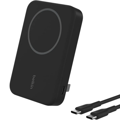 Belkin BoostCharge 8000mAh Magnetic Power Bank Qi2 15W - Black