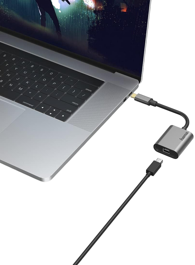 محول فيديو هاما Connect2Go 6 في 1 USB-C – جراي  – صورة 2