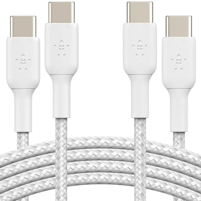 Belkin BoostCharge Braided USB-C to USB-C Cable 60W - 1m 2-Packs