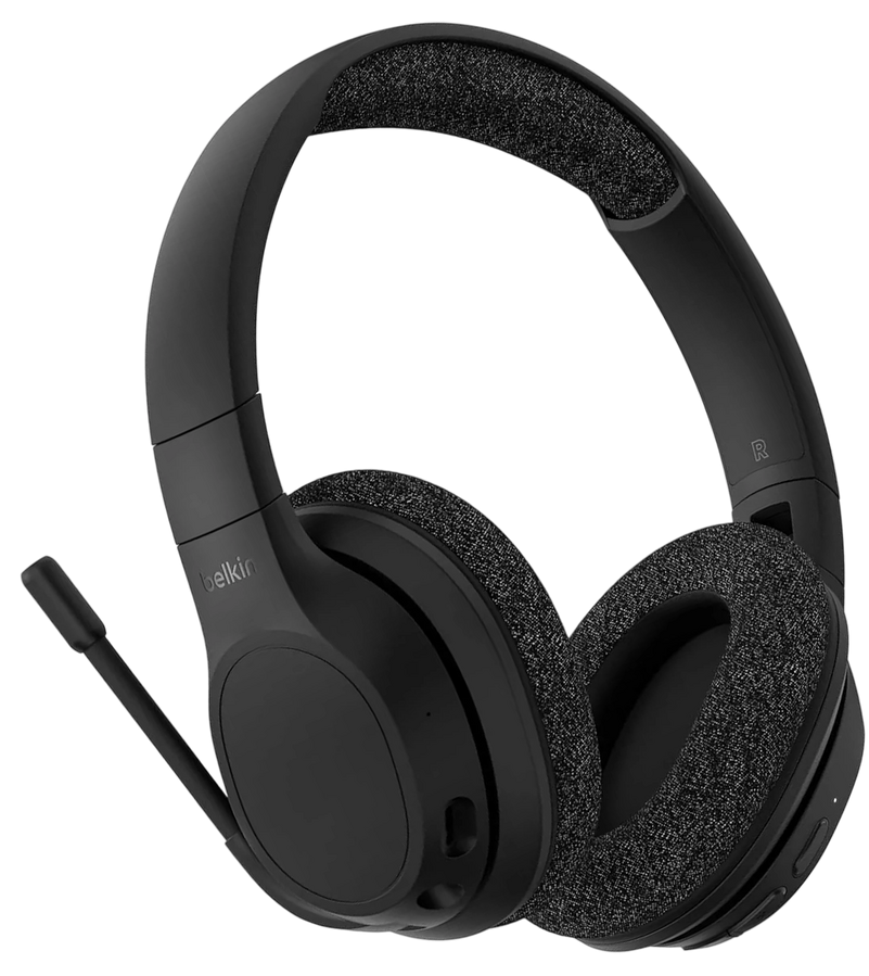 Belkin SoundForm Adapt Wireless Over-Ear Headset - Black