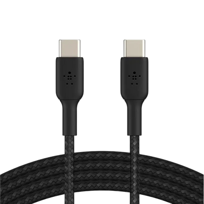 Belkin BoostCharge Braided USB-C to USB-C Cable 60W - 1m - Black